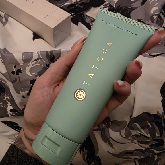 Tatcha Matcha Cleanse in Cream and Gold - Picture 2 of 2